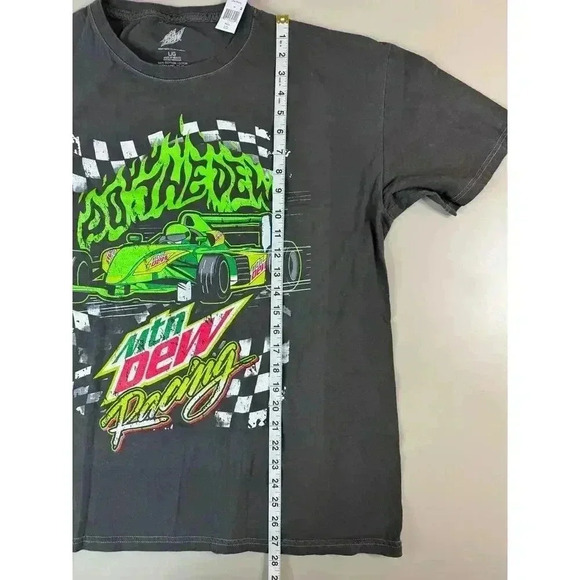 Mountain Dew Racing Men’s Large Vintage Wash Graphic T Shirt New with Tag Race - Picture 5 of 7